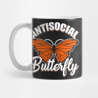 INTROVERTS: Antisocial Butterfly funny introvert t shirts gift Mug